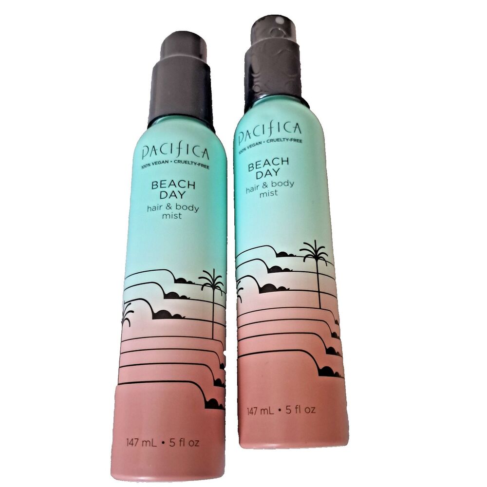 Pacifica Beach Day Hair and Body Mist 5 fl oz Fragrance 2 Pack New